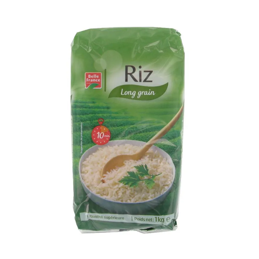 RIZ LONG GRAIN ETUVE BF SACHET 1 KG
